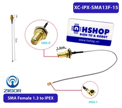 Đầu chuyển kết nối SMA-K (Female) 1.3 to IPEX Adapter 15cm XC-IPX-SMA13F-15 Ziisor
