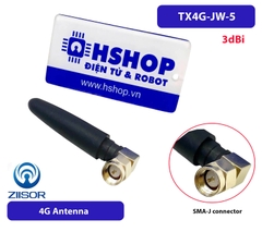 Anten 4G 3dBi 50mm SMA-J (Male) TX4G-JW-5 Glue Rod Antenna Ziisor