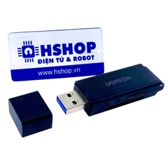 Đầu đọc thẻ SD / MicroSD (TF) chuẩn USB 3.0 cao cấp 40752 chính hãng Ugreen