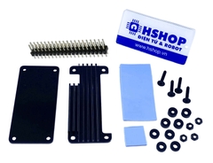 Vỏ Nhôm Nguyên Khối Raspberry Pi Zero 2 W Aluminum Heatsink Case with Color Header