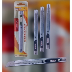 Dao rọc giấy văn phòng vỏ kim loại Gstar 901 nhỏ gọn tiện lợi (size nhỏ)