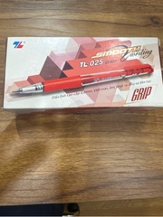Hộp 20 cây bút viết bi bấm mực khô Thiên Long TL-025 / TL025 ngòi 0.8mm mực xanh / đỏ / đen