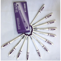 [Lẻ 1 cây] Bút viết gel chữ A Aihao AH-801A mực xanh / tím / đỏ / đen ngòi 0.5mm