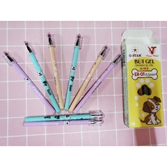 [Lẻ 1 cây] Bút viết gel tẩy xoá được Gstar ER-01 / ER01 mực xanh / tím ngòi 0.5mm