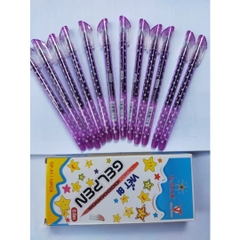 Hộp 12 cây bút viết gel nước NGÔI SAO Gstar GP-01/GP01 ngòi 0.5mm