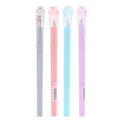 [956 - Lẻ 1 cây] Bút viết gel nước Chosch CS-956 / CS956 mực xanh / tím ngòi 0.5mm