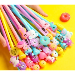 [Lẻ 1 cây] Bút Viết Gel Nước Hình Thú Dễ Thương Cute Mẫu Ngẫu Nhiên