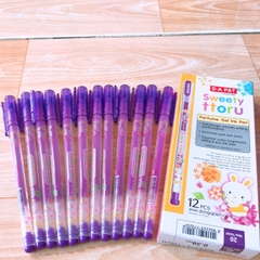 [Lẻ 1 cây] Bút viết mực gel D-A P&T SWEETY TTORU ngòi 0.38mm (Sản xuất tại Hàn Quốc)