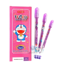 Hộp 12 cây bút viết nước gel TFORU / THORU hình DORAEMON AH888 / VS999 ngòi 0.4mm thơm nho