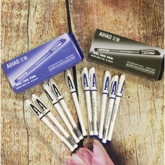 [Lẻ 1 cây] Bút viết gel chữ A Aihao AH-801A mực xanh / tím / đỏ / đen ngòi 0.5mm