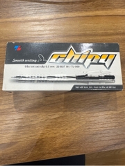 Hộp 20 cây bút viết bi bấm Thiên Long CHIPY TL-089 / TL089 ngòi 0.5mm mực khô