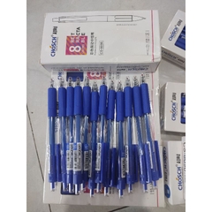 [CHOSCH - Lẻ 1 cây] Bút viết gel nước bấm Chosch CS-8698 / 8698 nhiều màu xanh / tím / đỏ / đen ngòi 0.5mm