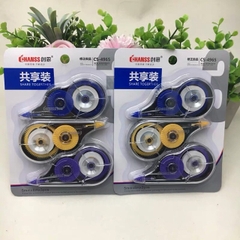 Bút viết xóa kéo vỉ 3 cái Chanss CS-4965 / CS 4965 / CS4965