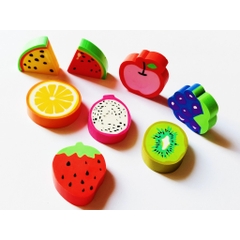 Combo 4 gôm tẩy chì hình trái cây hoa quả dễ thương