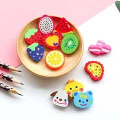 Combo 4 gôm tẩy chì hình trái cây hoa quả dễ thương