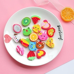 Combo 4 gôm tẩy chì hình trái cây hoa quả dễ thương