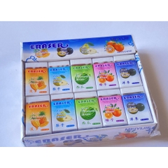 Gôm tẩy chì E-6135 trắng vỏ trái cây hoa quả