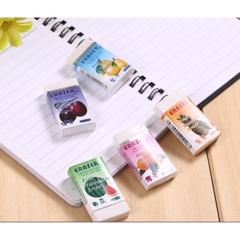 Gôm tẩy chì E-6135 trắng vỏ trái cây hoa quả