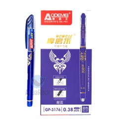 Hộp 12 cây bút viết gel xoá được Aodemei GP-3176 0.38mm / Aooenei GP3176 0.38mm