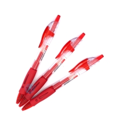 [Lẻ 1 cây] Bút viết gel nước bấm LEX / LEA / King T3 ngòi 0.5mm mực xanh / tím / đỏ / đen