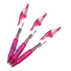 [Lẻ 1 cây] Bút viết gel nước bấm LEX / LEA / King T3 ngòi 0.5mm mực xanh / tím / đỏ / đen