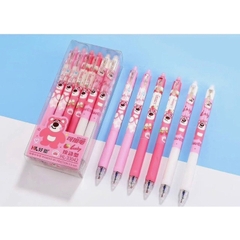 [BẤM] Hộp 12 Cây Bút Viết Gel Bấm XÓA ĐƯỢC Ngòi 0.5mm Mẫu Phi hành gia, Người Nhện, Marvel, Iron Man, Gấu Dâu ngẫu nhiên