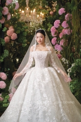 Voan viền ren ngang hông nhẹ nhàng VR17