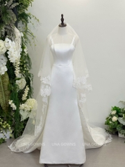 Veils Viền Ren 2 Tầng - chiều dài 3m