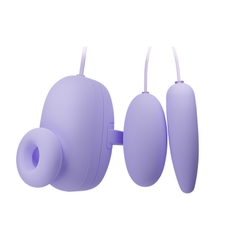 Trứng rung hút Lavender 2 đầu sạc USB 10 chế độ rung hãng Galaku