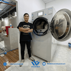 Nồi Hấp Tiệt Trùng Dung Tích Lớn 150 Lít Jibimed WS-150YV