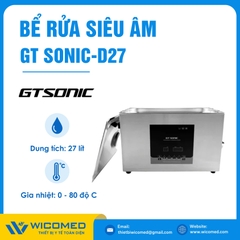 Bể Rửa Siêu Âm Có Gia Nhiệt Gtsonic GT SONIC-D27 | 27 Lít