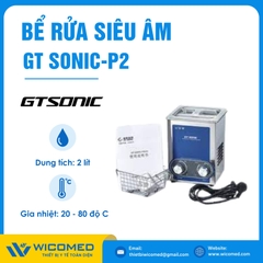 Bể Rửa Siêu Âm Có Gia Nhiệt Gtsonic GT SONIC-P2 | 2 Lít