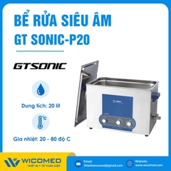 Bể Rửa Siêu Âm Có Gia Nhiệt Gtsonic GT SONIC-P20 | 20 Lít
