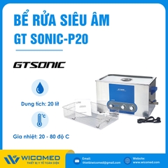 Bể Rửa Siêu Âm Có Gia Nhiệt Gtsonic GT SONIC-P20 | 20 Lít