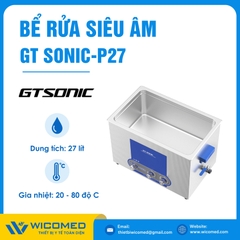 Bể Rửa Siêu Âm Có Gia Nhiệt Gtsonic GT SONIC-P27 | 27 Lít