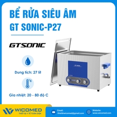 Bể Rửa Siêu Âm Có Gia Nhiệt Gtsonic GT SONIC-P27 | 27 Lít