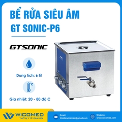 Bể Rửa Siêu Âm Có Gia Nhiệt Gtsonic GT SONIC-P6 | 6 Lít