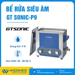 Bể Rửa Siêu Âm Có Gia Nhiệt Gtsonic GT SONIC-P9 | 9 Lít