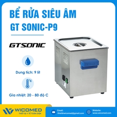 Bể Rửa Siêu Âm Có Gia Nhiệt Gtsonic GT SONIC-P9 | 9 Lít