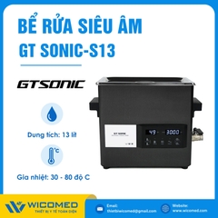 Bể Rửa Siêu Âm Có Gia Nhiệt Gtsonic GT SONIC-S13 | 13 Lít