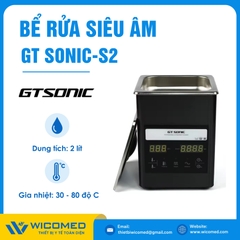Bể Rửa Siêu Âm Có Gia Nhiệt Gtsonic GT SONIC-S2 | 2 Lít