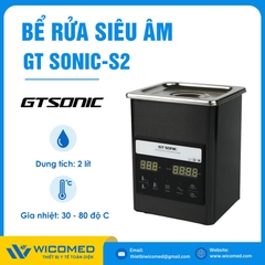 Bể Rửa Siêu Âm Có Gia Nhiệt Gtsonic GT SONIC-S2 | 2 Lít