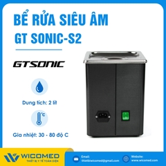 Bể Rửa Siêu Âm Có Gia Nhiệt Gtsonic GT SONIC-S2 | 2 Lít