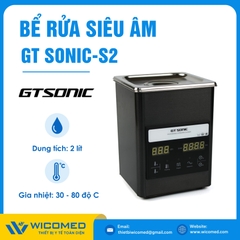 Bể Rửa Siêu Âm Có Gia Nhiệt Gtsonic GT SONIC-S2 | 2 Lít