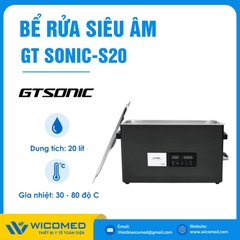 Bể Rửa Siêu Âm Có Gia Nhiệt Gtsonic GT SONIC-S20 | 20 Lít
