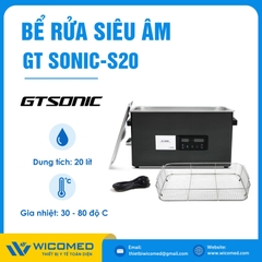 Bể Rửa Siêu Âm Có Gia Nhiệt Gtsonic GT SONIC-S20 | 20 Lít