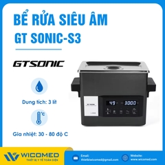 Bể Rửa Siêu Âm Có Gia Nhiệt Gtsonic GT SONIC-S3 | 3 Lít