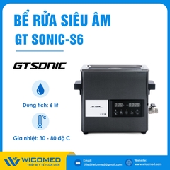 Bể Rửa Siêu Âm Có Gia Nhiệt Gtsonic GT SONIC-S6 | 6 Lít