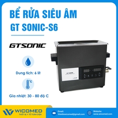 Bể Rửa Siêu Âm Có Gia Nhiệt Gtsonic GT SONIC-S6 | 6 Lít