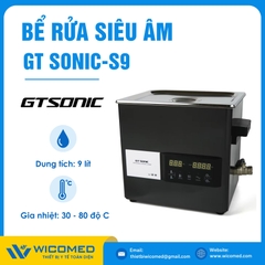 Bể Rửa Siêu Âm Có Gia Nhiệt Gtsonic GT SONIC-S9 | 9 Lít